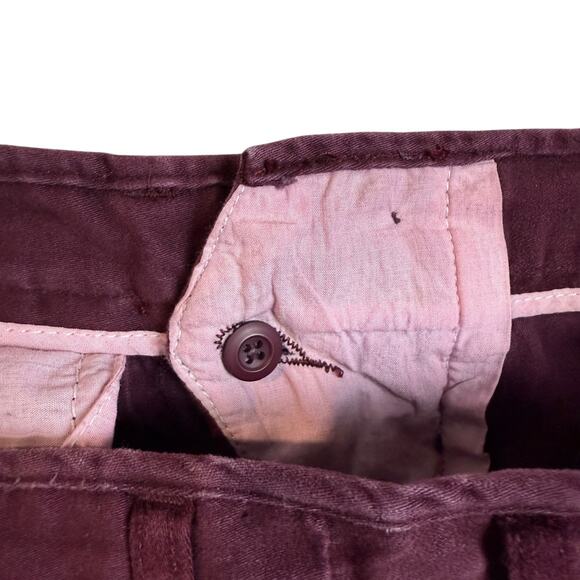 Generra Collection Chino Pants Women 33 Purple Pleated High-Rise Flat Front VTG - Picture 10 of 15